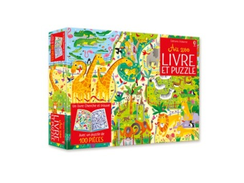  Le zoo - Coffret livre et puzzle  