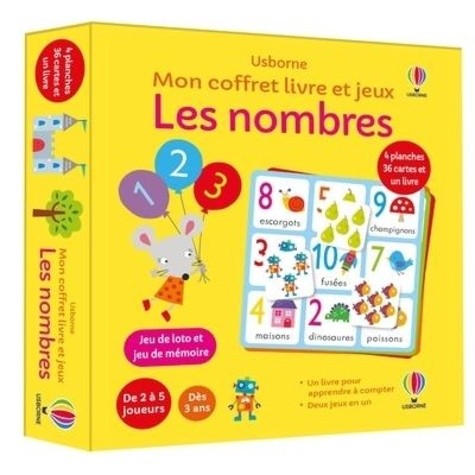  Les nombres - Avec 4 planches, 36 cartes et un livre 