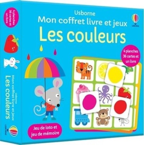  Les couleurs - Avec 4 planches, 36 cartes et un livre 