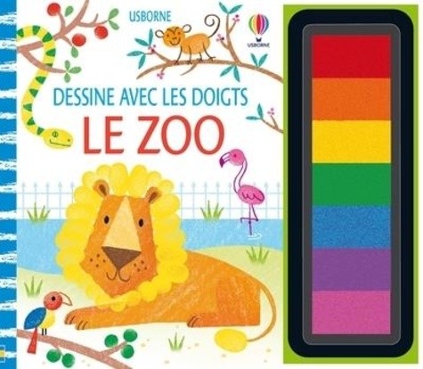  Le zoo - Dessine avec les doigts 