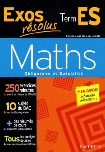  Maths Obligatoire et Spécialité Tle ES 