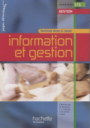  Information et gestion Première STG Gestion 