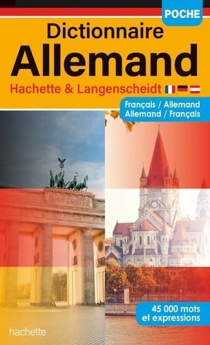  Dictionnaire Allemand Hachette & Langenscheidt - Français-allemand, allemand-français  