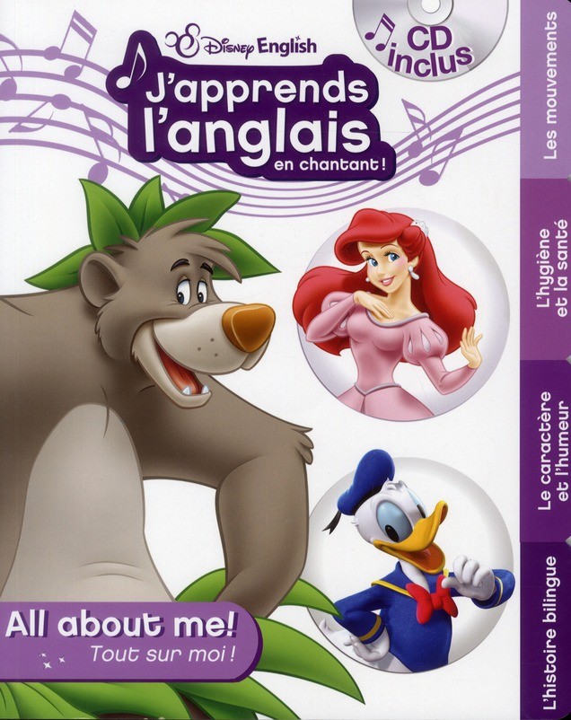   J'apprends l'anglais en chantant ! tout sur moi !  