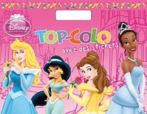  Top-Colo avec des stickers Princesses 