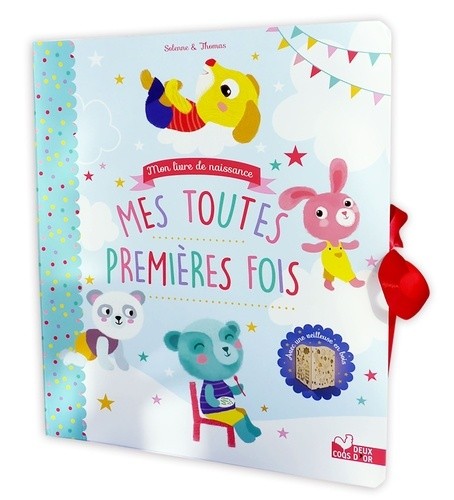  Mes toutes premières fois - Mon livre de naissance. Avec 1 veilleuse en bois  