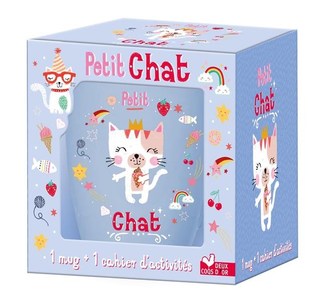 Petit chat : 1 mug + 1 cahier d'activités 