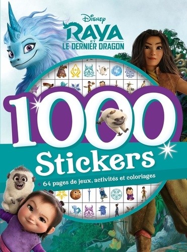  Raya et le dernier dragon - 1000 Stickers  
