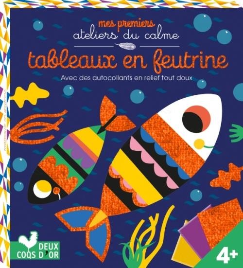 Les ateliers du calme ; tableaux en feutrine ; mini boîte avec accessoires Les ateliers du calme ; tableaux en feutrine ; mini boîte avec accessoires