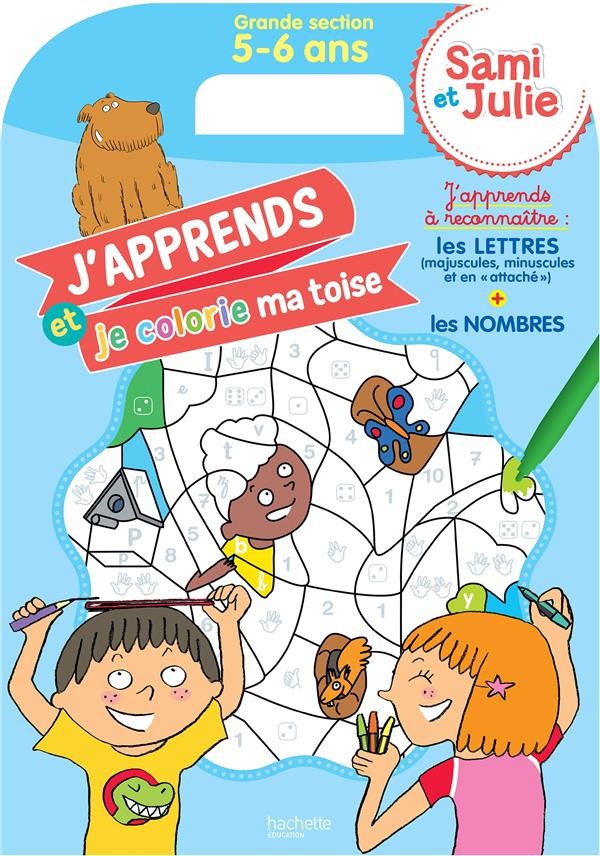  J'apprends avec Sami et Julie ; ma toise à colorier 
