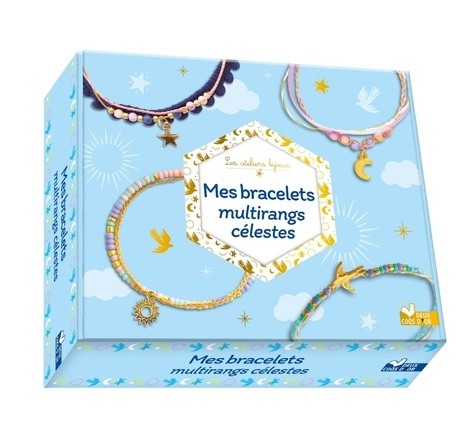  Mes bracelets multirangs célestes - coffret avec accessoires 