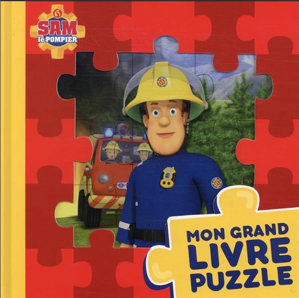  Sam le pompier ; mon grand livre puzzle 