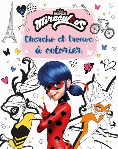  Cherche et trouve à colorier Miraculous  
