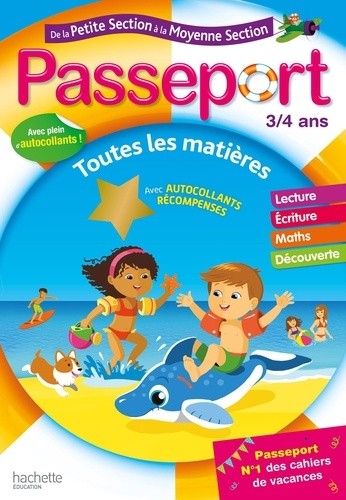  Passeport Toutes les matères de la Petite Section à la Moyenne Section  