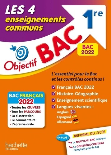 Les 4 enseignements communs 1re  
