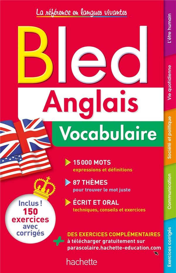  BLED ; anglais ; vocabulaire 