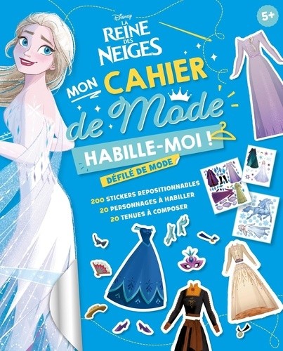  Mon cahier de mode Défilé de mode - La reine des neiges  