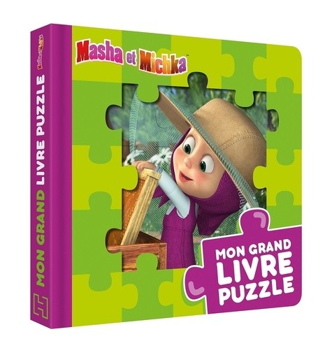  Masha et Michka - Mon grand livre puzzle  
