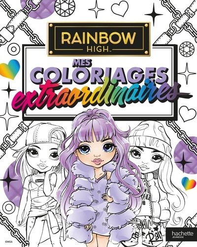  Rainbow High - Mes coloriages extraordinaires  