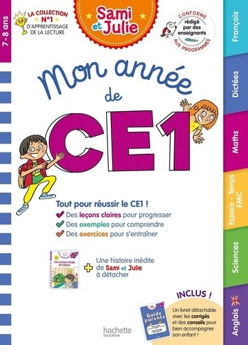  Mon année de CE1 - Avec une histoire inédite des aventures de Sami et Julie et un guide parents détachables  