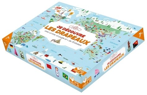  Je découvre les drapeaux - coffret avec puzzle 