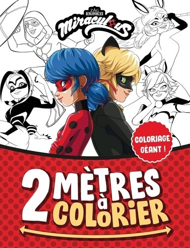  2 mètres à colorier Miraculous  