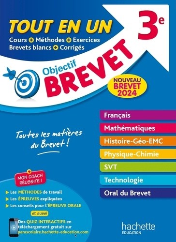  Objectif Brevet Tout-en-un 2024 