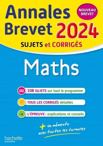  Annales Brevet Maths  