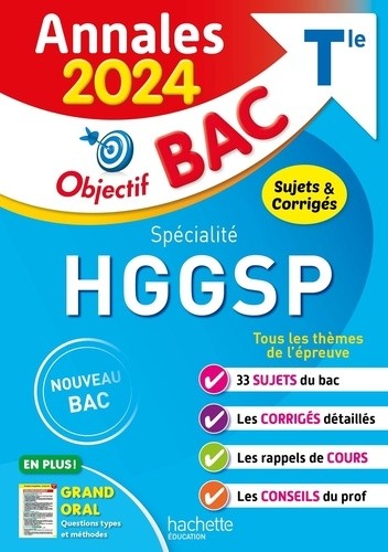 Annales Spécialité HGGSP  