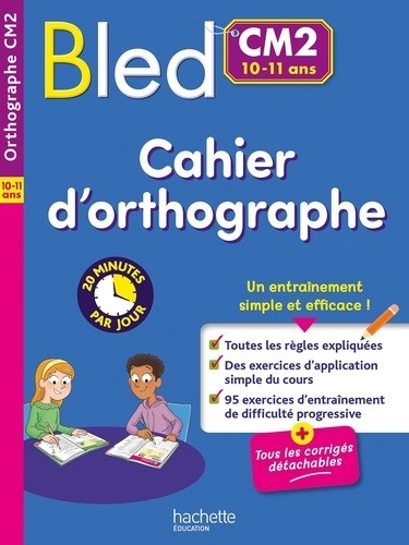  Cahier d'orthographe CM2 