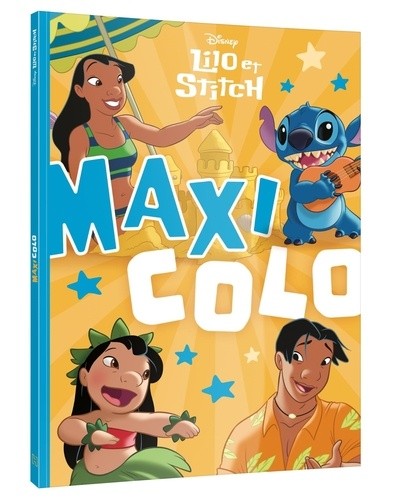 Maxi colo Lilo et Stitch - Jeunesse - Livre
