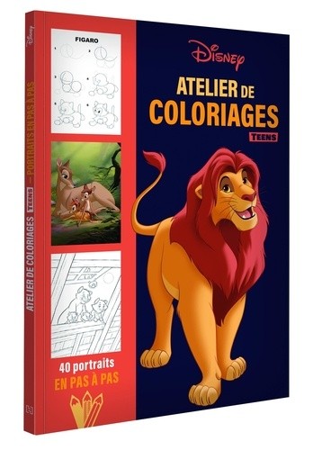  Ateliers de Coloriages Teens - Portraits en pas à pas  