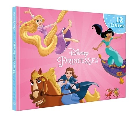  DISNEY PRINCESSES - Coffret - Les 12 livres de tes héroïnes 
