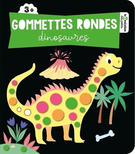  Gommettes rondes Dinos 