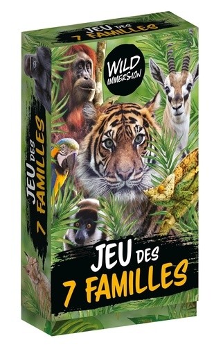  Wild Immersion - Boîte de cartes - Jeu des 7 familles - Boite de cartes 