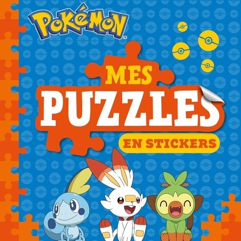  Pokémon - Mes puzzles en stickers - Puzzles en stickers NEW 