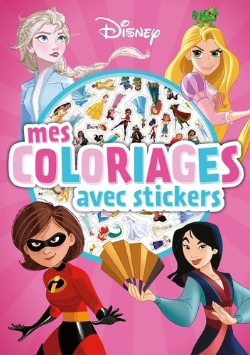  Mes coloriages avec stickers Girl Power  