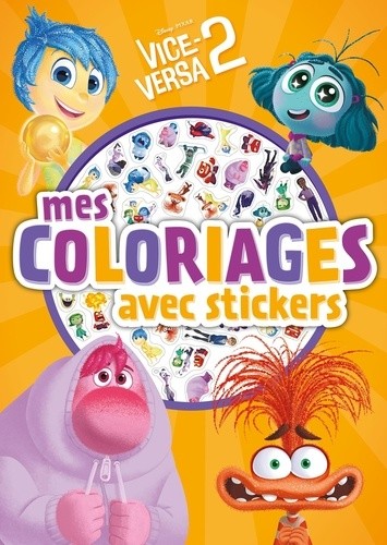  VICE VERSA 2 - Mes Coloriages avec Stickers - Disney Pixar 