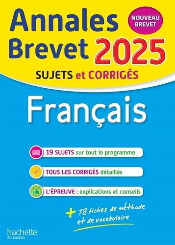  Français 3e Annales Brevet - Nouveau brevet  