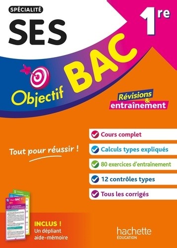  Objectif BAC 1re spécialité SES 