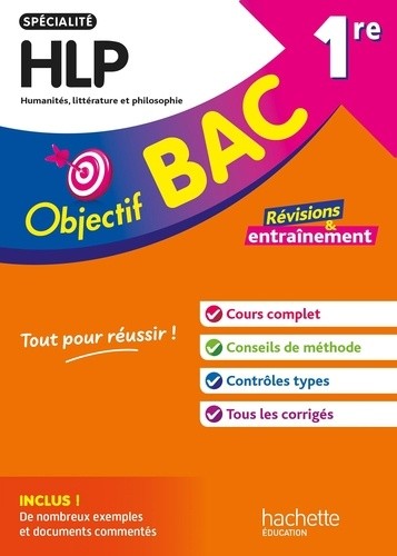  Objectif BAC 1re spécialité HLP 
