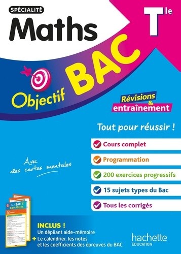  Objectif BAC Tle spécialité Maths 