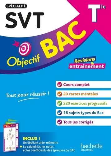  Objectif BAC Tle spécialité SVT 