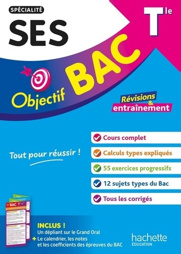  Spécialité SES Tle  