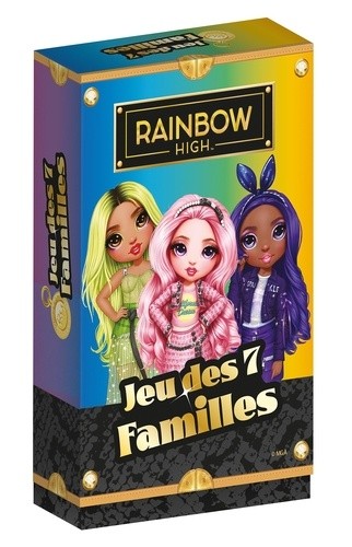  Rainbow High - Boîte de cartes - Jeu des 7 familles - Boite de cartes 