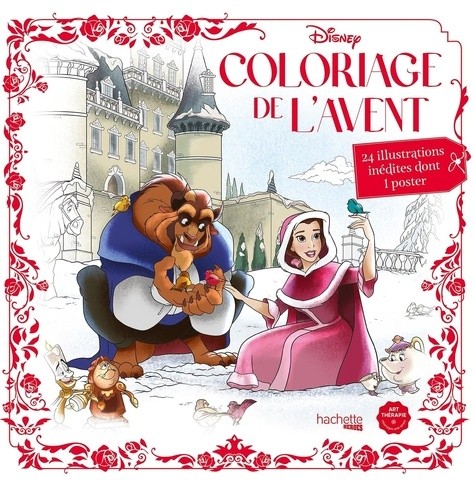  Coloriage de l'Avent Disney - 24 illustrations inédites dont 1 poster ! 