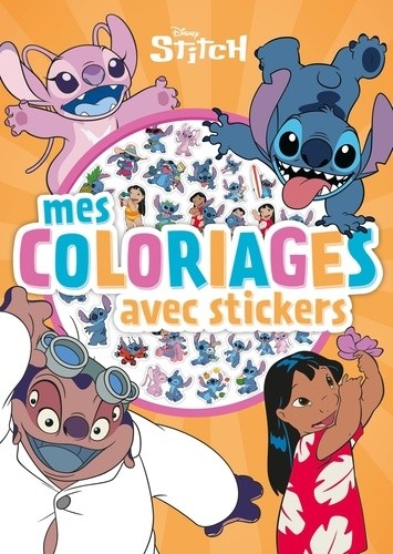  Mes coloriages avec stickers Disney  