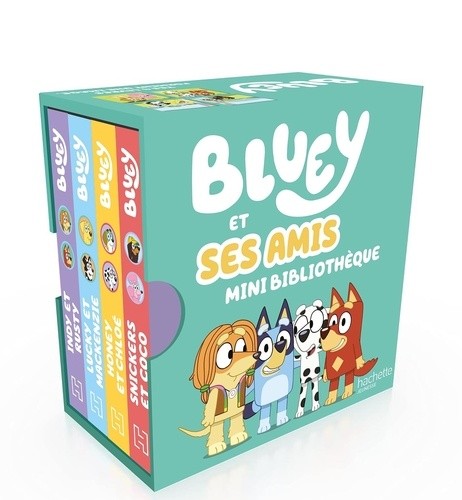  Bluey - Mini bibliothèque - Bluey et ses amis - Mini bibliothèque 