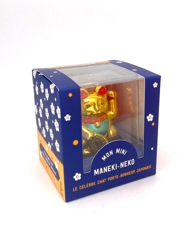  COFFRET Mini Lucky Cat doré 