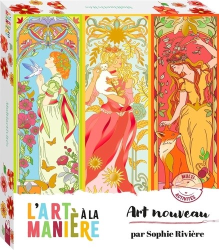  L'art à la manière Art Nouveau - Coffret avec accessoires  